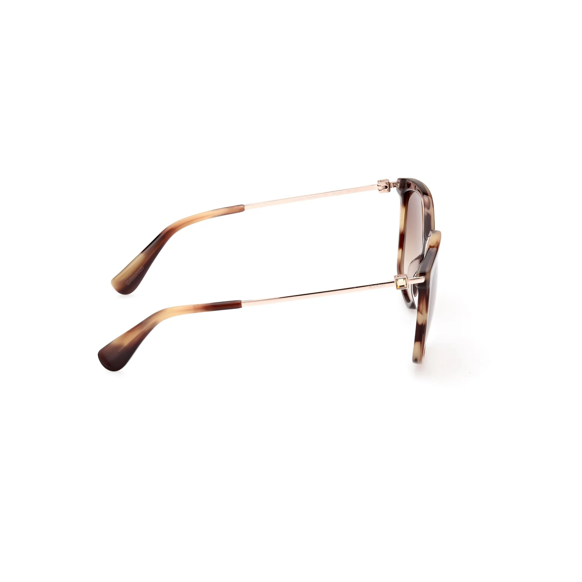   Max Mara MM 0055 JEWEL3 - 48F Marrone Scuro Lucido | Occhiale Da Sole Donna 