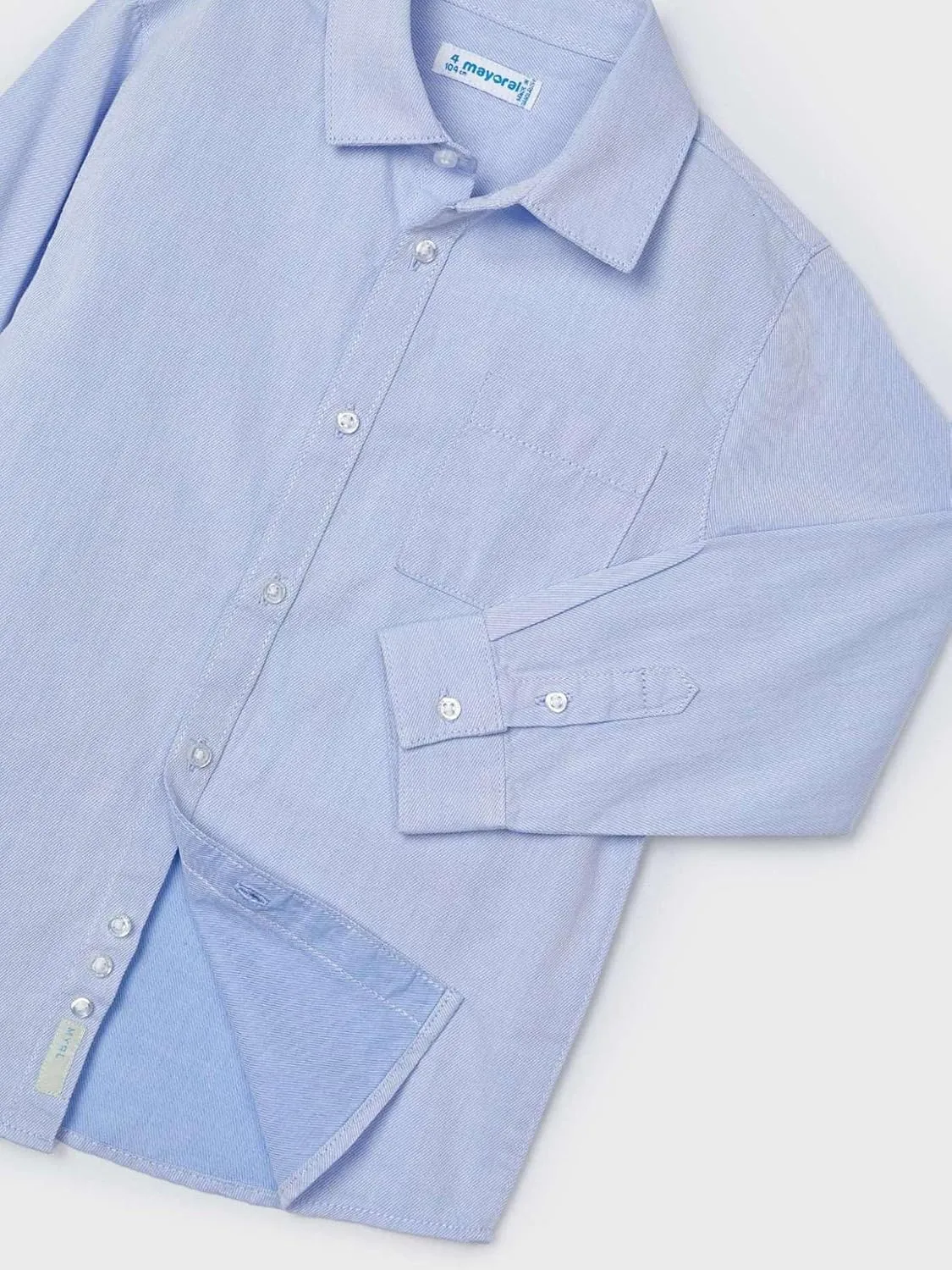 Mayoral  Camicia Celeste Autunno/Inverno