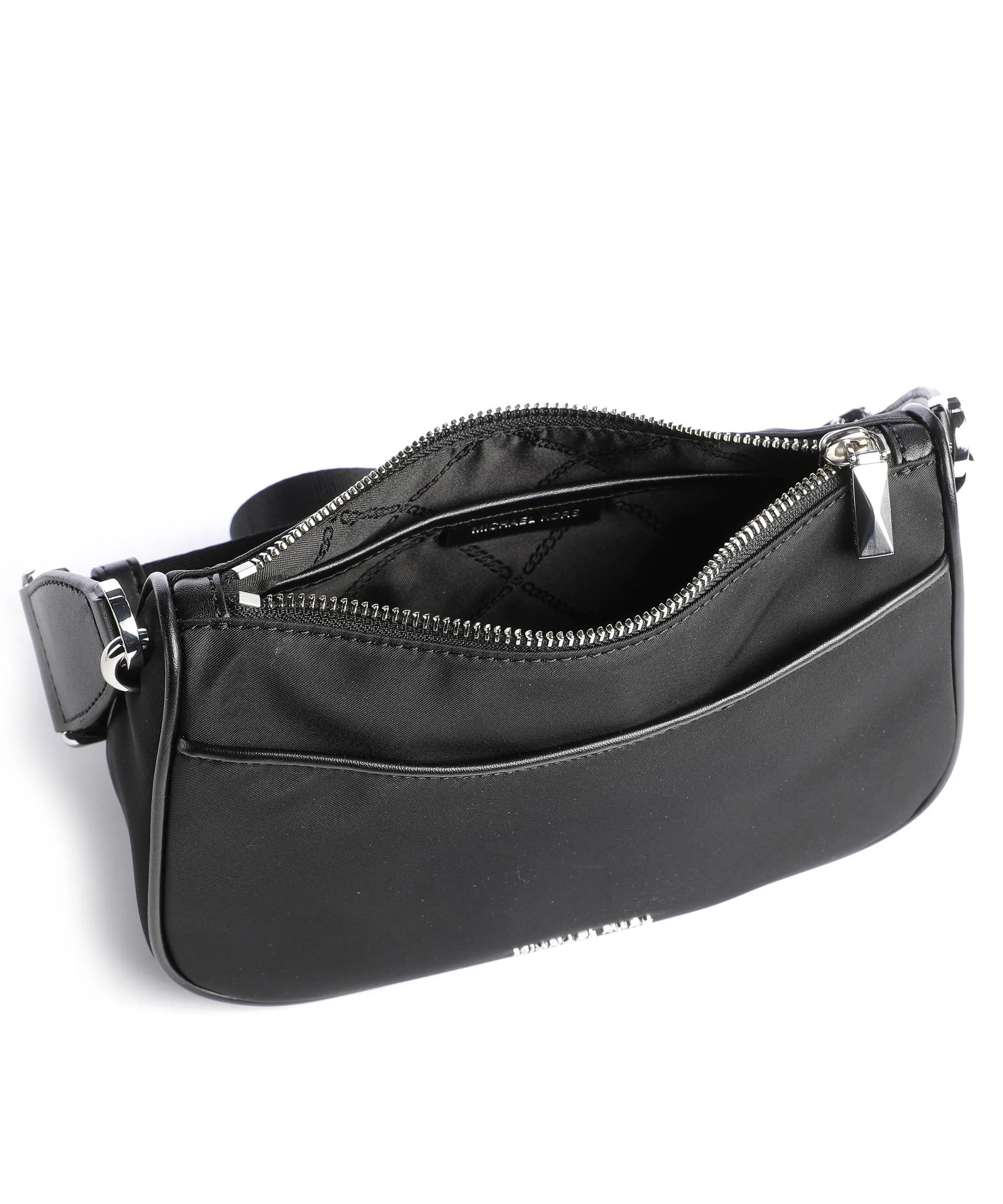  Michael Kors Jet Set Borsa a tracolla nylon nero  