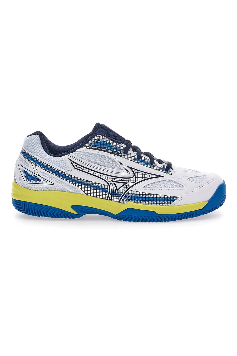   MIZUNO Scarpe da Tennis Bianche Mizuno Break Shot 4 CC