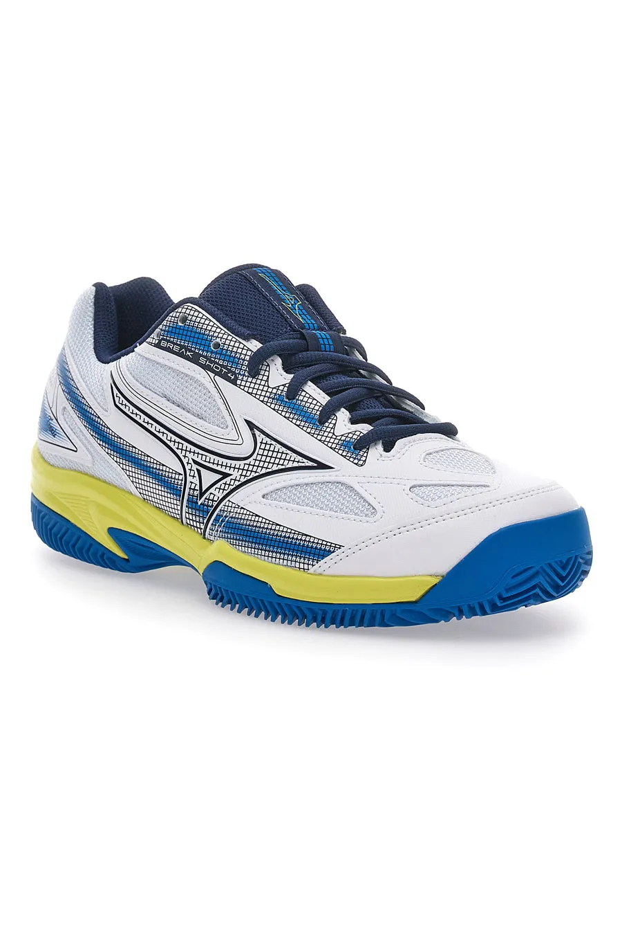   MIZUNO Scarpe da Tennis Bianche Mizuno Break Shot 4 CC