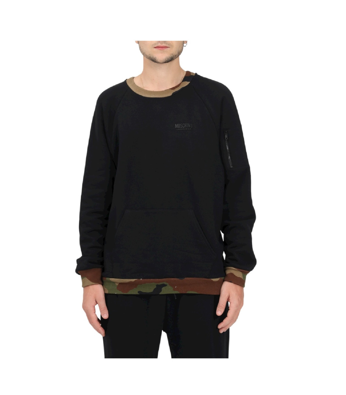 Moschino Uomo Felpa A Girocollo