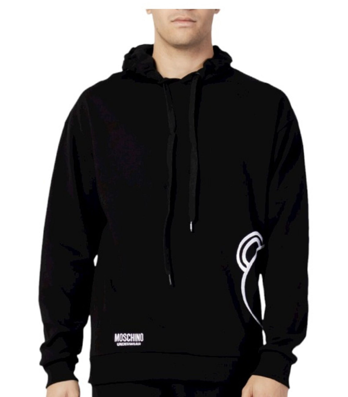Moschino Uomo Felpa Con Cappuccio