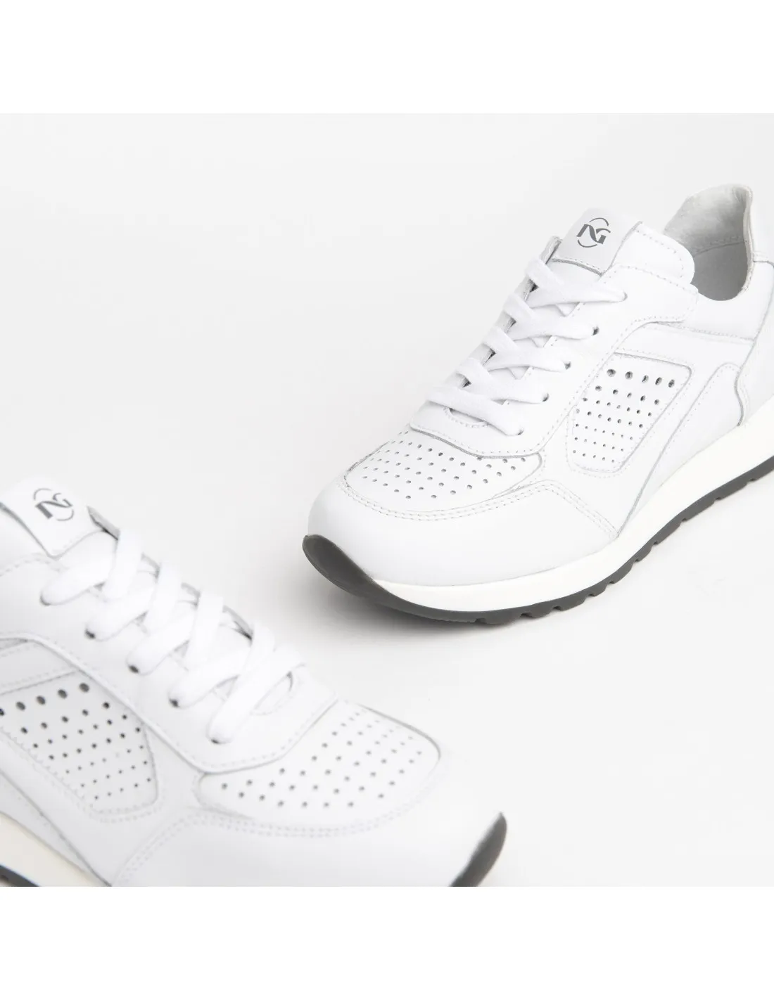 Nero Giardini junior sneakers bianco  
