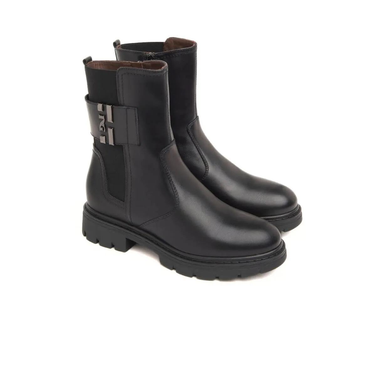 NERO GIARDINI STIVALETTO I411860D 100 NERO  