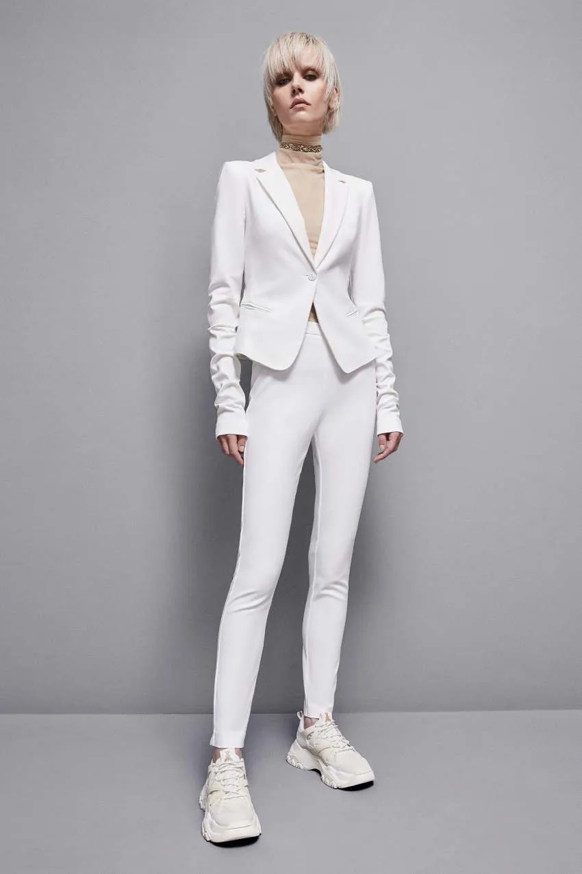 Pantalone slim alla caviglia     