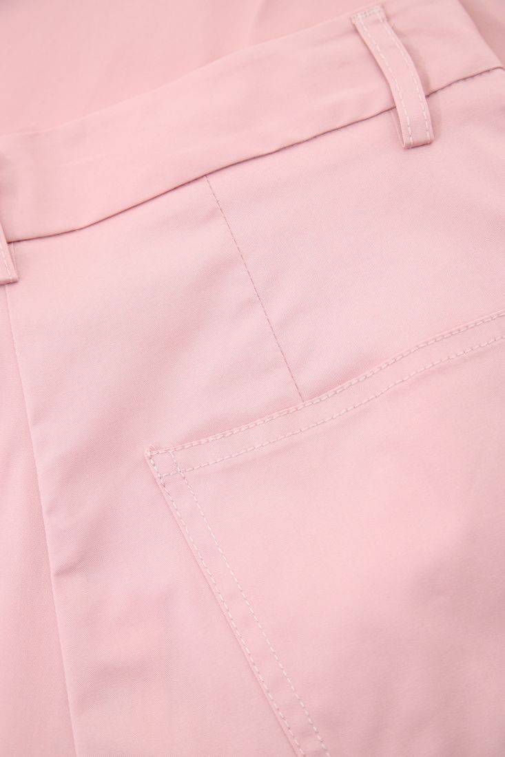 Pantaloni balloon con tasche verticali e cuciture dettaglio