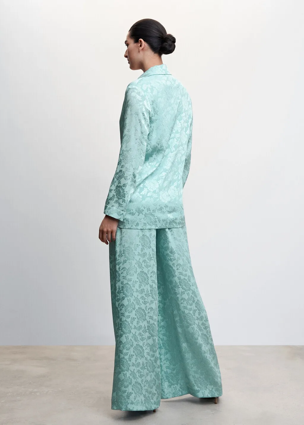 Pantaloni completo jacquard