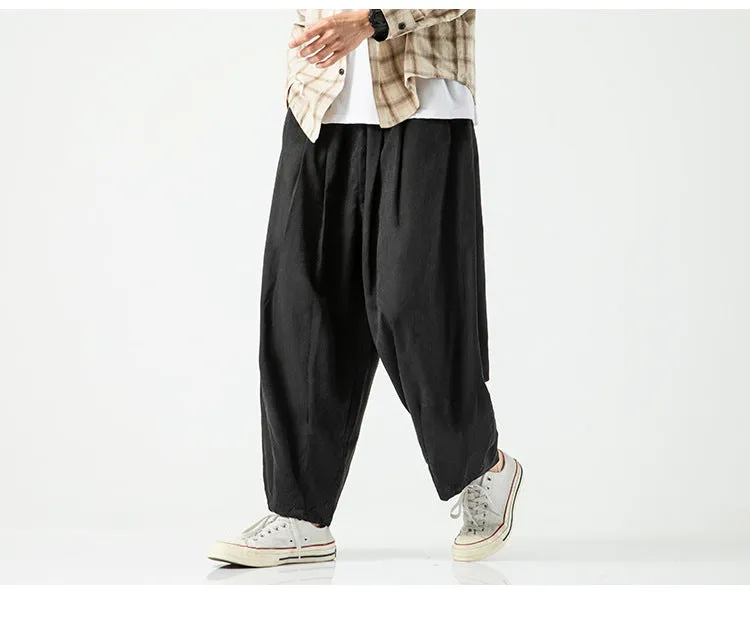 Pantaloni cropped loose fit stylish da uomo