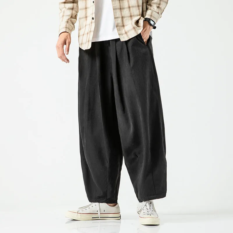Pantaloni cropped loose fit stylish da uomo