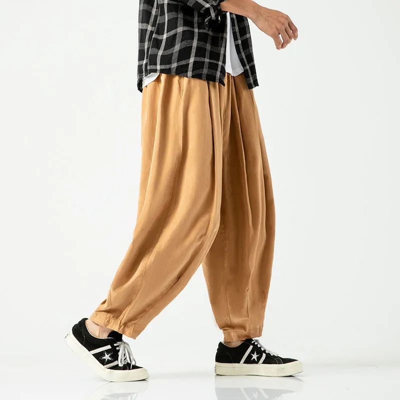 Pantaloni cropped loose fit stylish da uomo