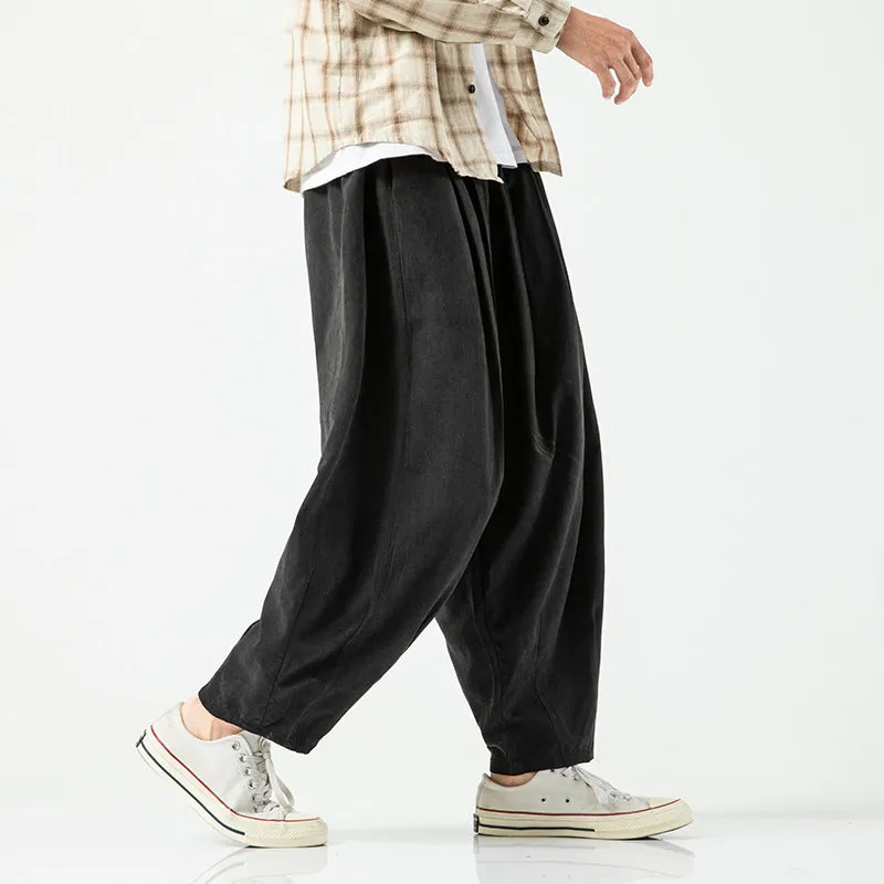 Pantaloni cropped loose fit stylish da uomo