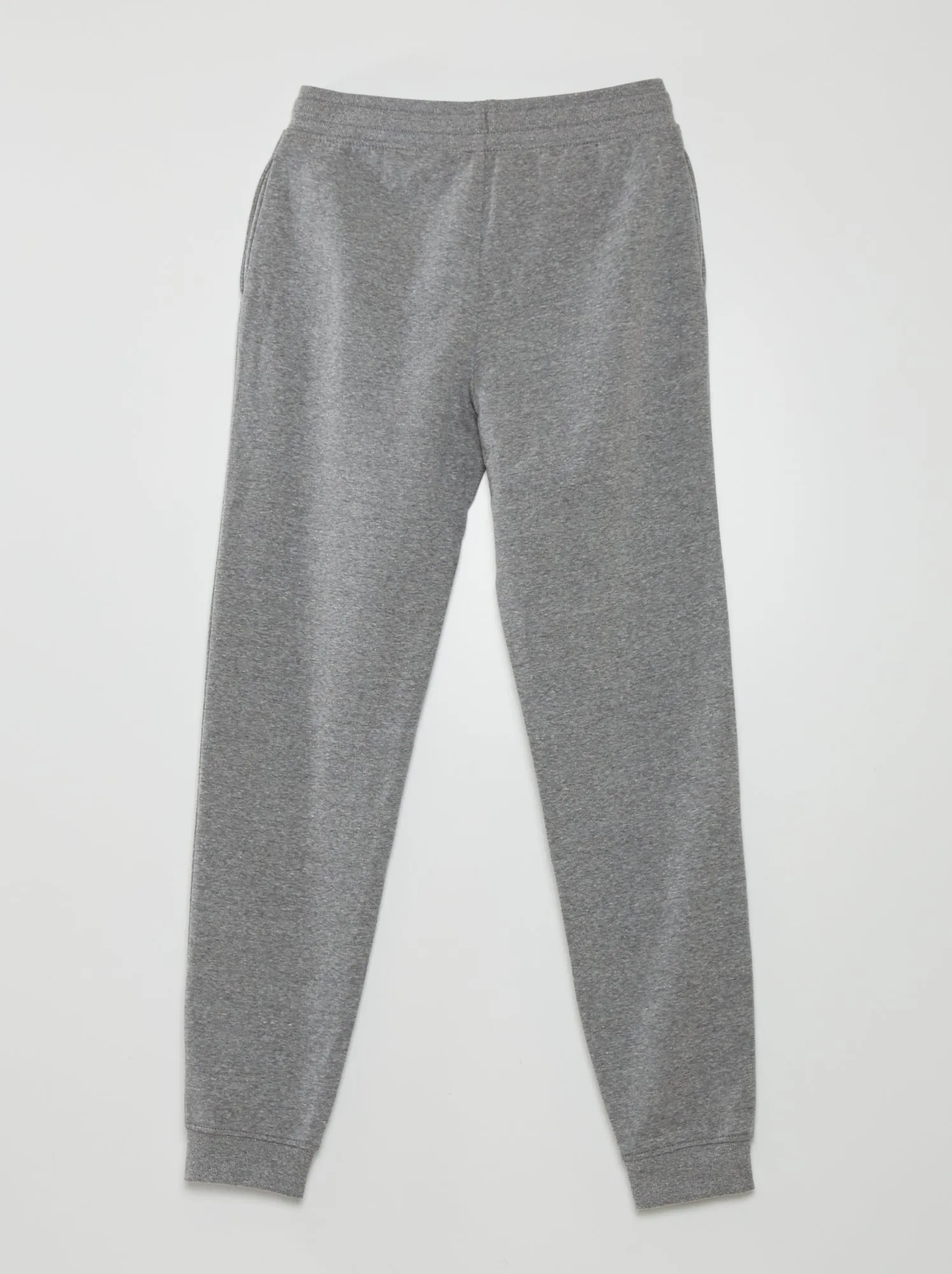 Pantaloni joggers in tessuto felpato - GRIGIO