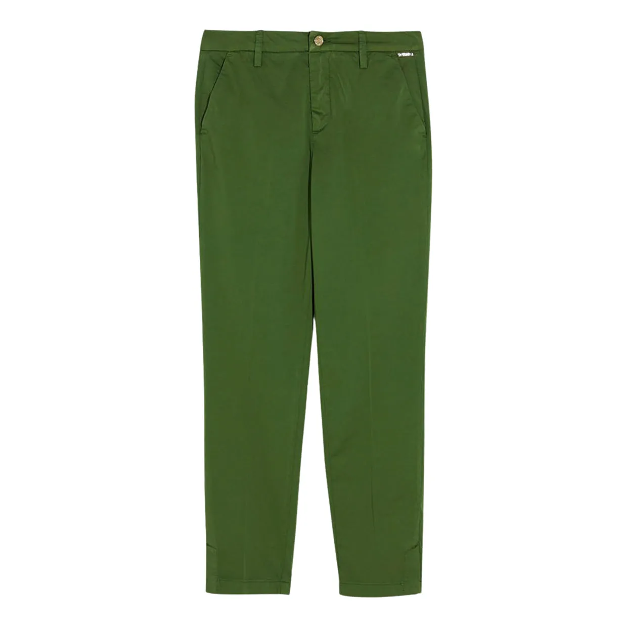 Pantaloni Liu-Jo Chino Dettagli Gioiello Verde