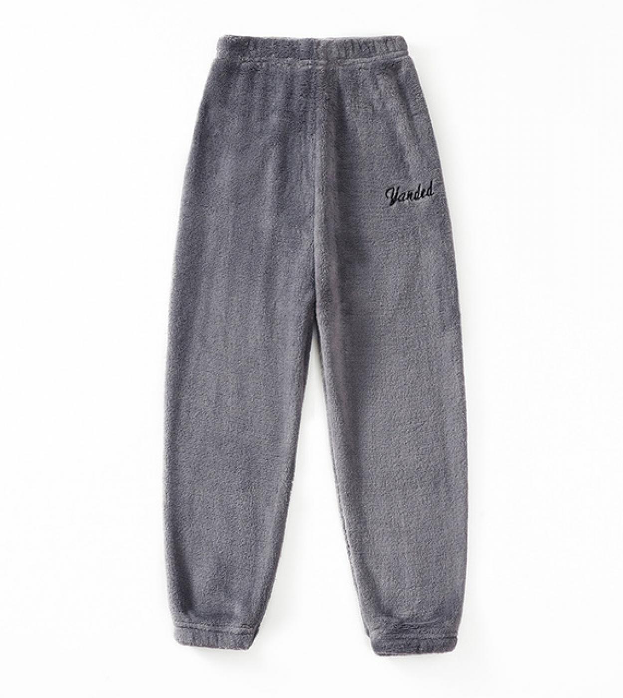 Pantaloni lunghi caldi invernali Pigiama di flanella per bambini Pantaloni da bambina per bambini Abbigliamento per bambini Fanc