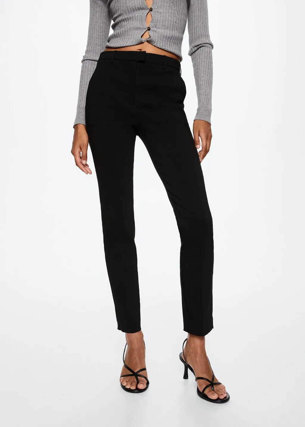 Pantaloni skinny crop
