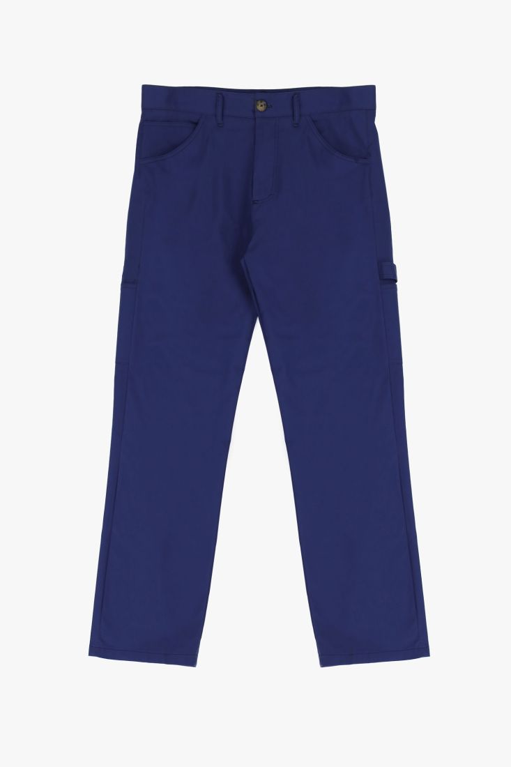 Pantaloni straight monocolour con cinque tasche