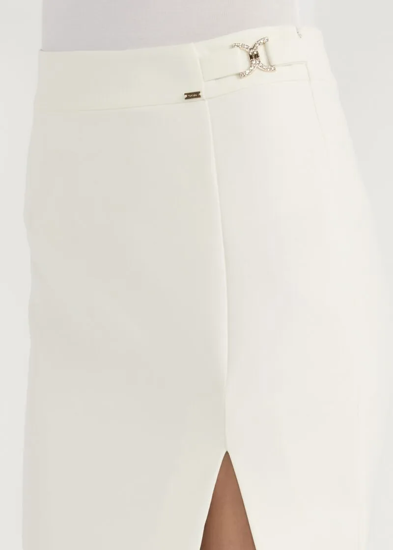 Pencil skirt con spacco