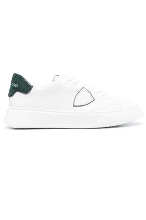 PHILIPPE MODEL Calzature,Sneakers Sneaker Temple Uomo, Bianco e Verde 