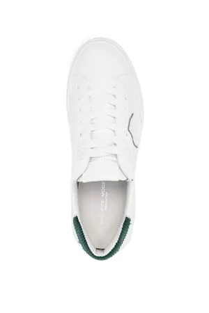 PHILIPPE MODEL Calzature,Sneakers Sneaker Temple Uomo, Bianco e Verde 