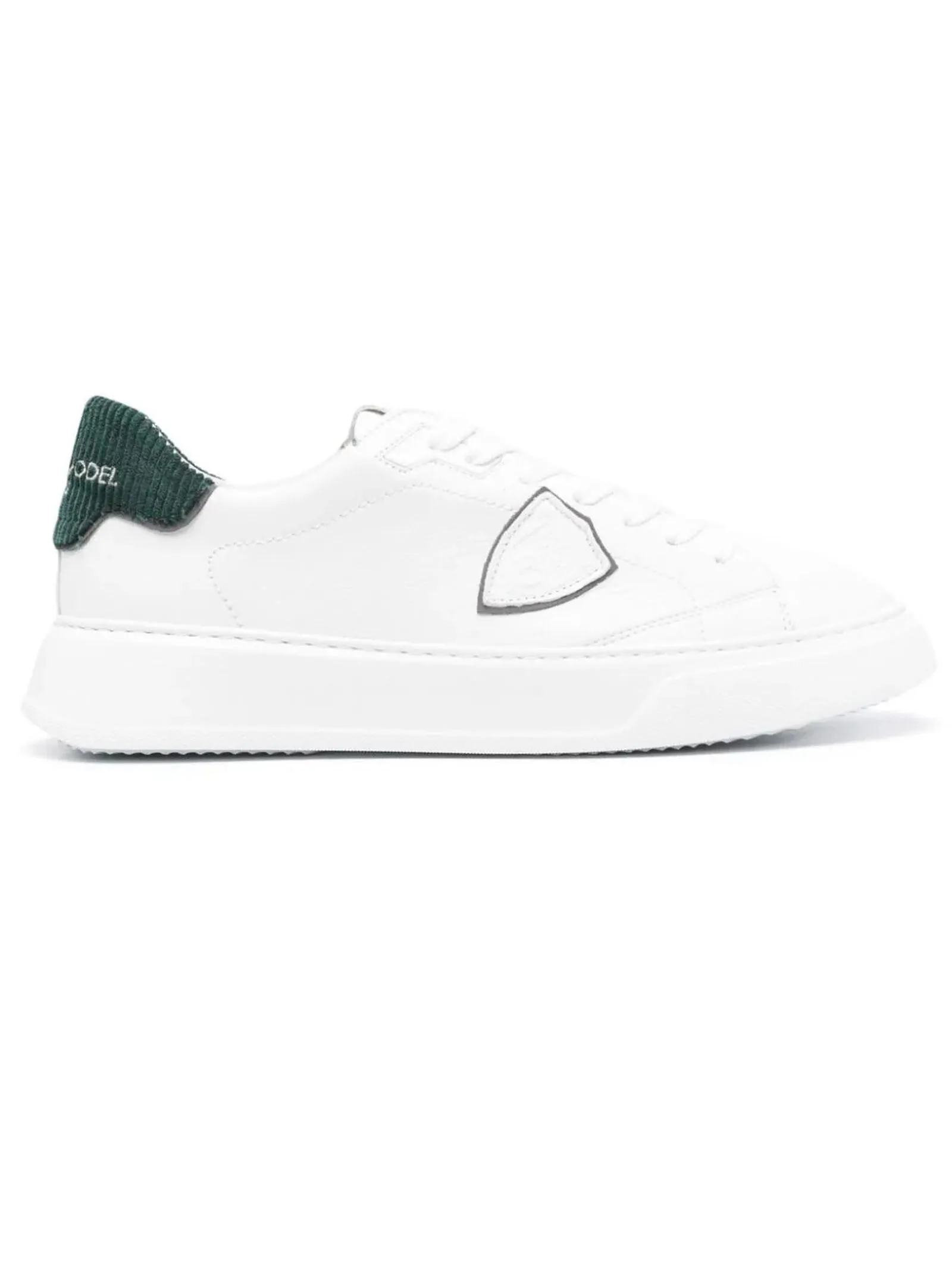 PHILIPPE MODEL Calzature,Sneakers Sneaker Temple Uomo, Bianco e Verde 