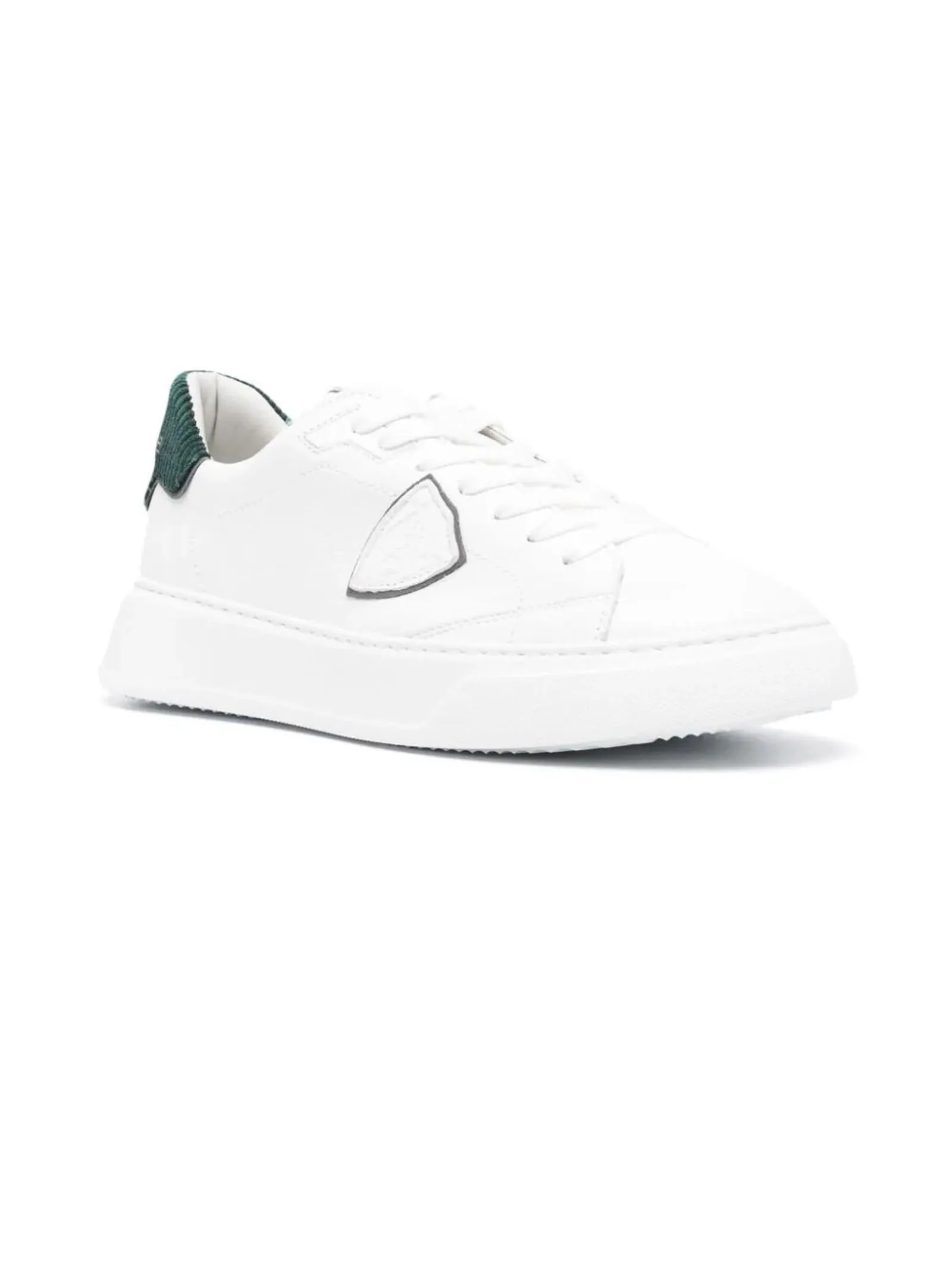 PHILIPPE MODEL Calzature,Sneakers Sneaker Temple Uomo, Bianco e Verde 