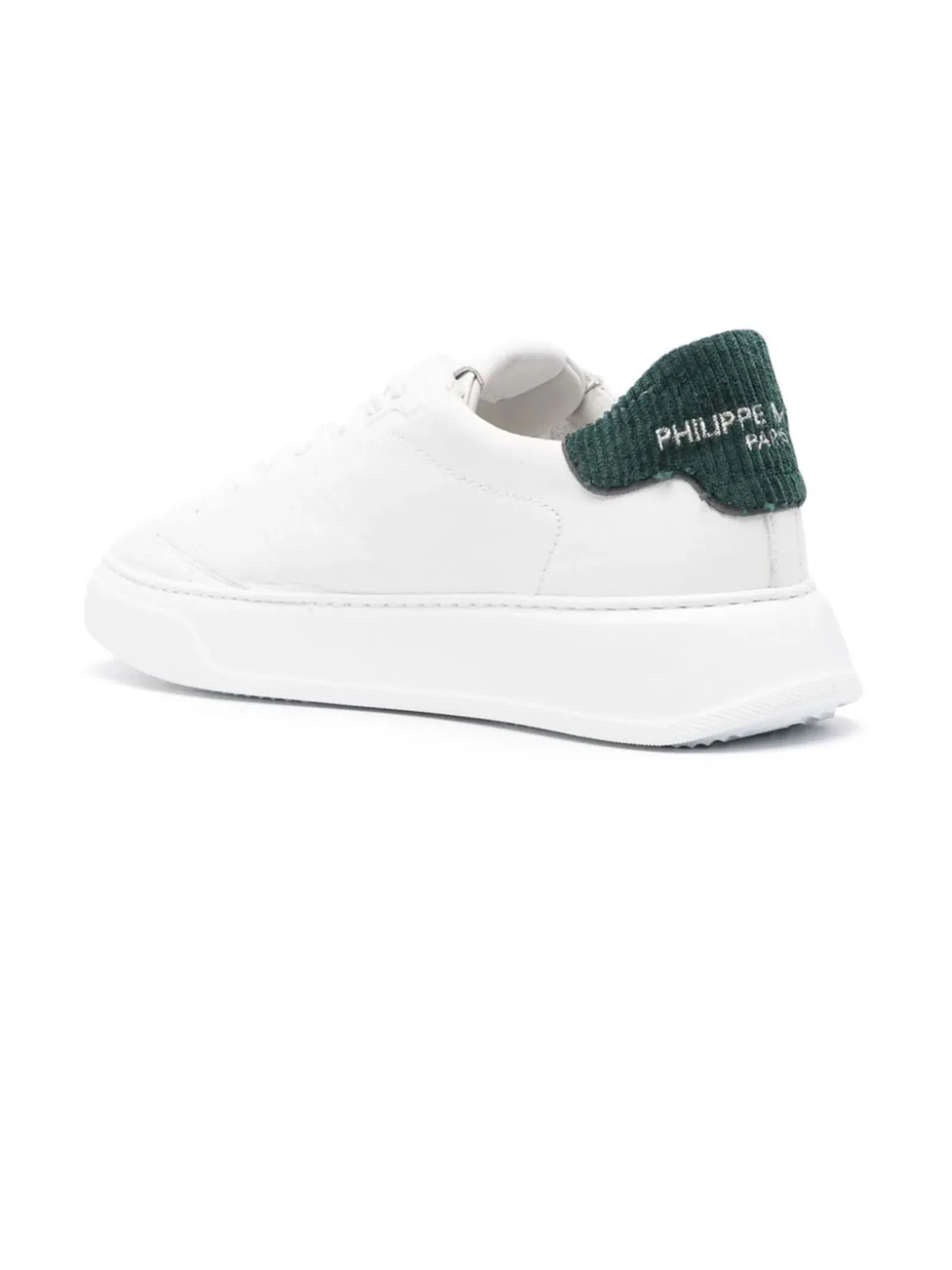 PHILIPPE MODEL Calzature,Sneakers Sneaker Temple Uomo, Bianco e Verde 