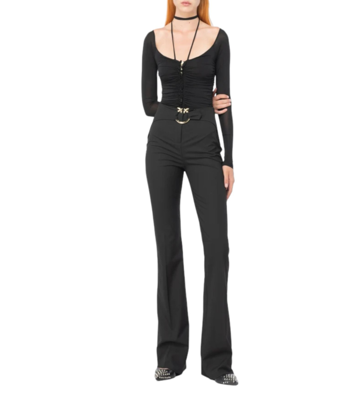 Pinko Donna Pantaloni  Poly Viscosa Phanton