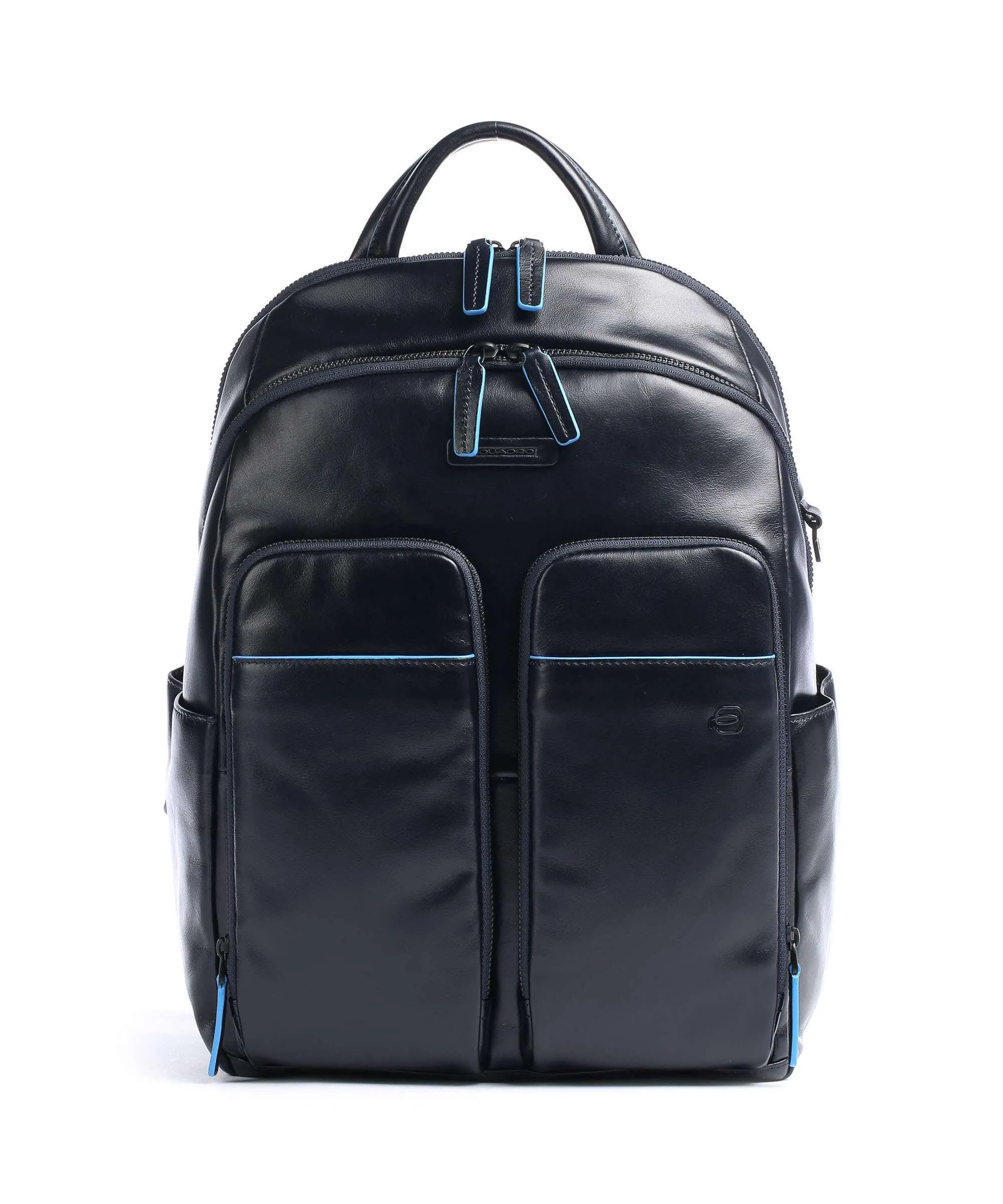  Piquadro Blue Square Revamp RFID Zaino porta pc 14″ pelle bovina navy  
