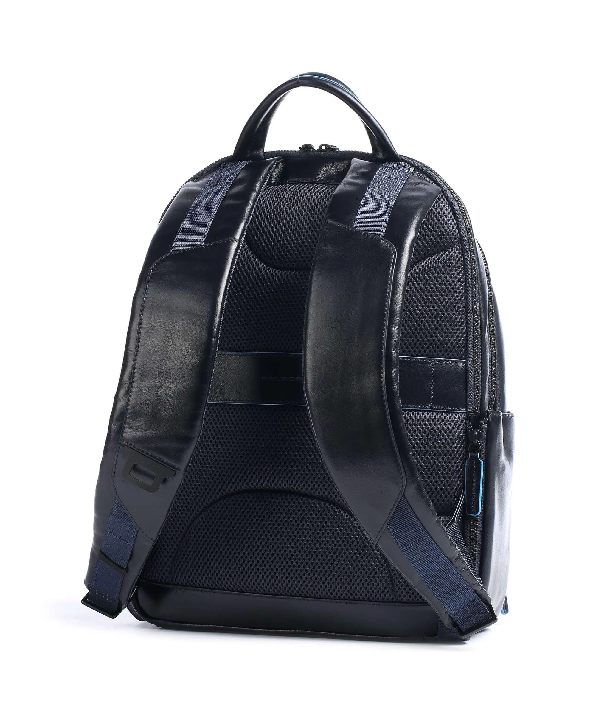  Piquadro Blue Square Revamp RFID Zaino porta pc 14″ pelle bovina navy  