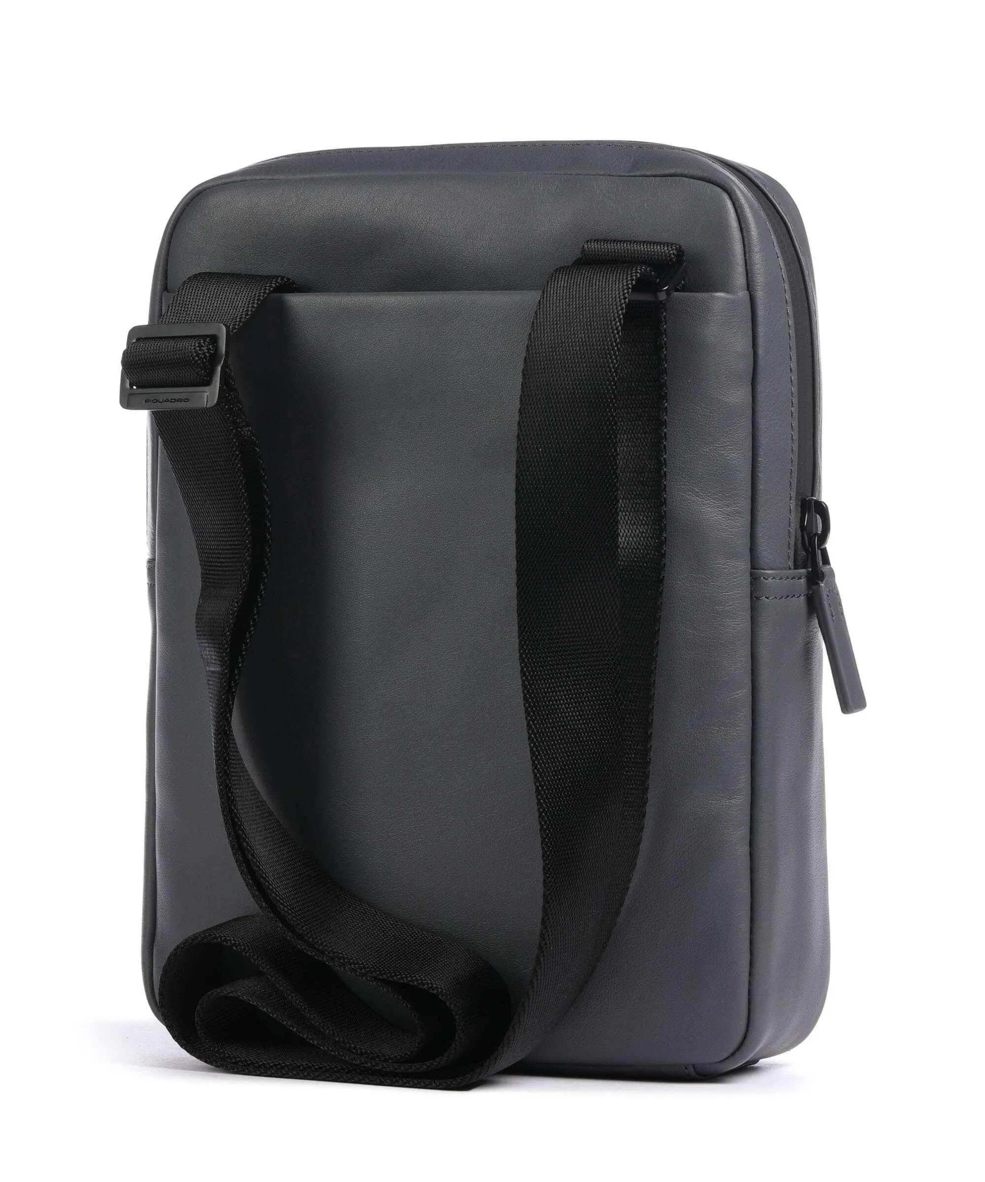  Piquadro Urban Borsa a tracolla pelle di vacchetta finemente grana grigio  