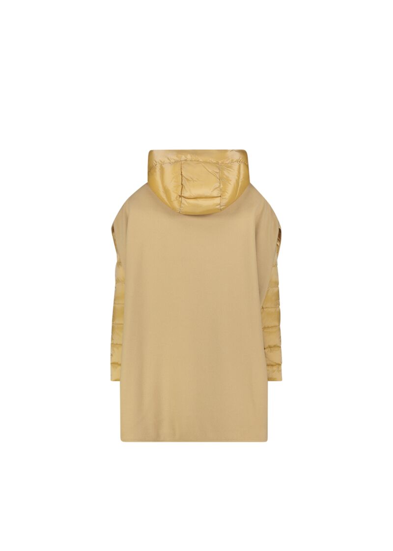 Piumino con cappuccio in nylon