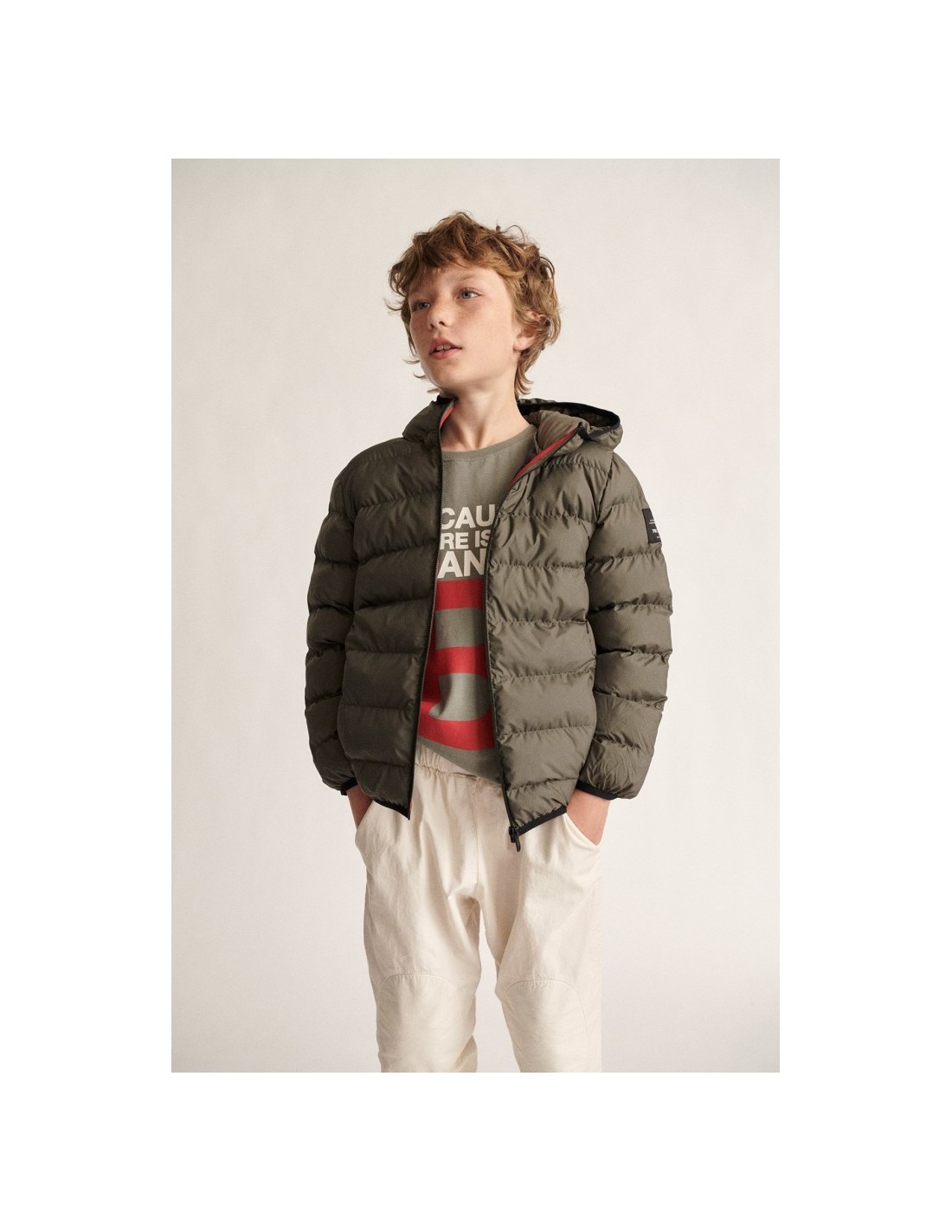 PIUMINO KIDS IN POLIESTERE RICICLATO VEGAN E SOSTENIBILE "ASP"