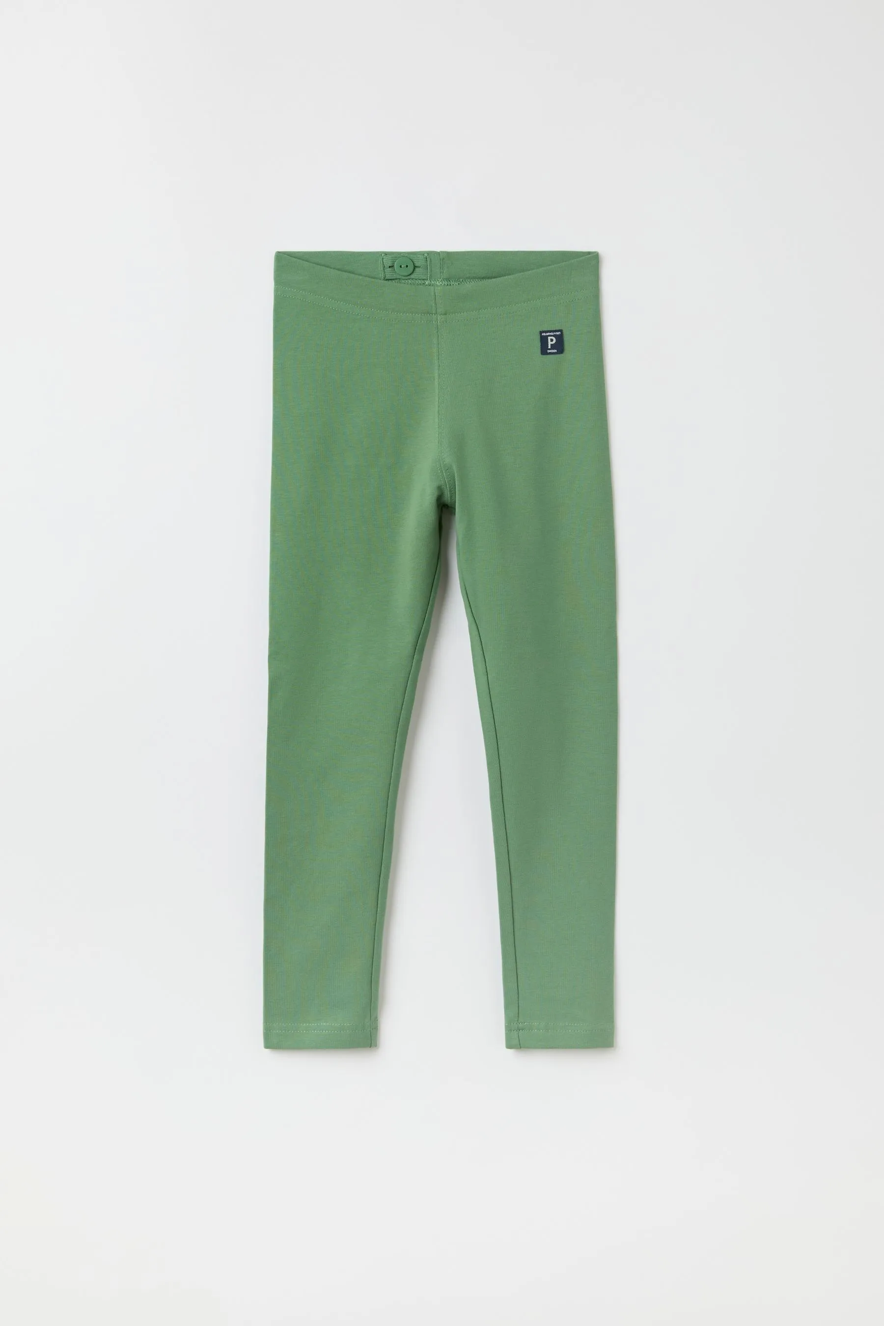 Polarn O. Pyret - Leggings tinta unita in cotone biologico    