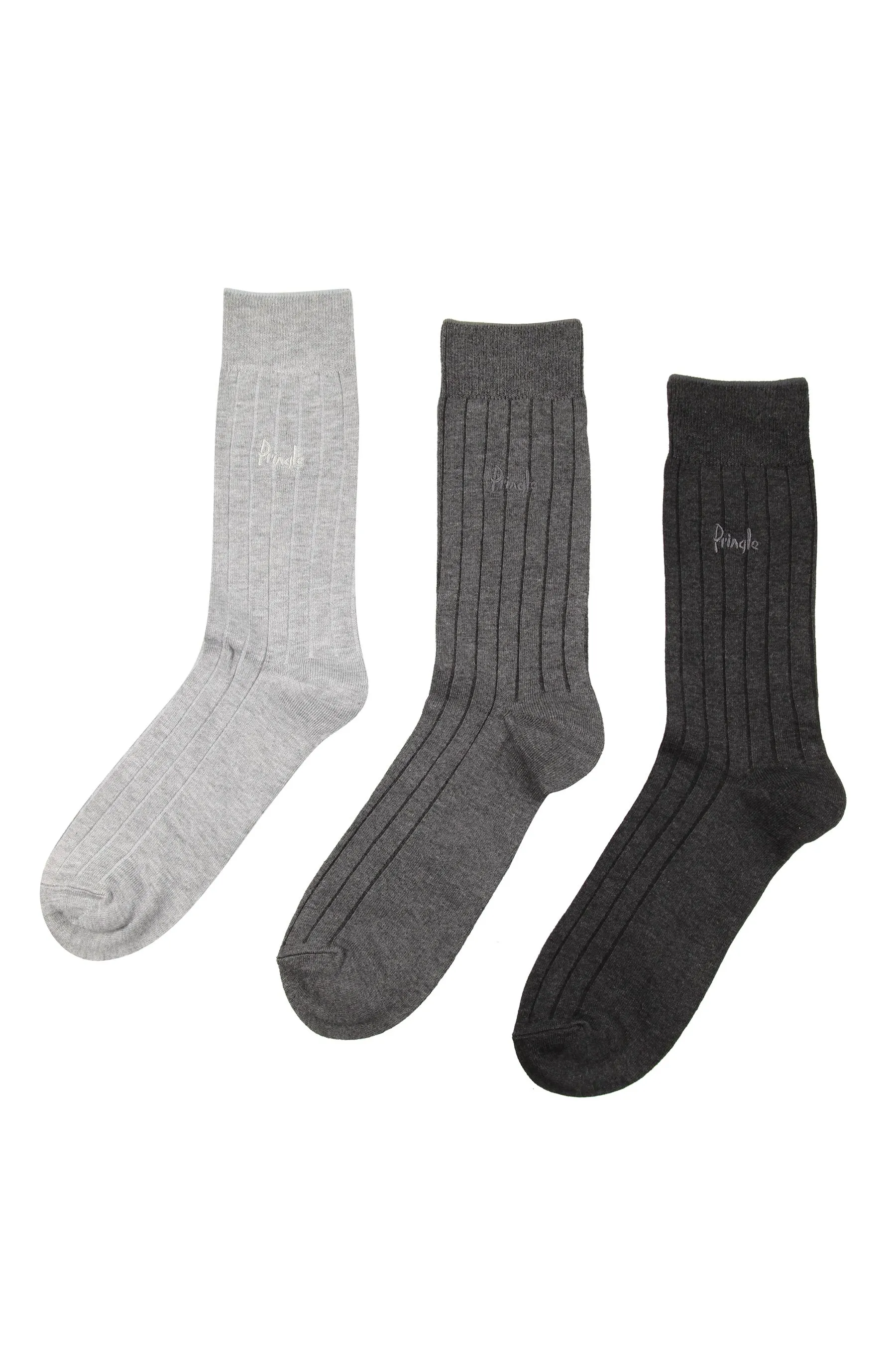 Pringle Classic Bamboo Rib Socks 3 Pack    
