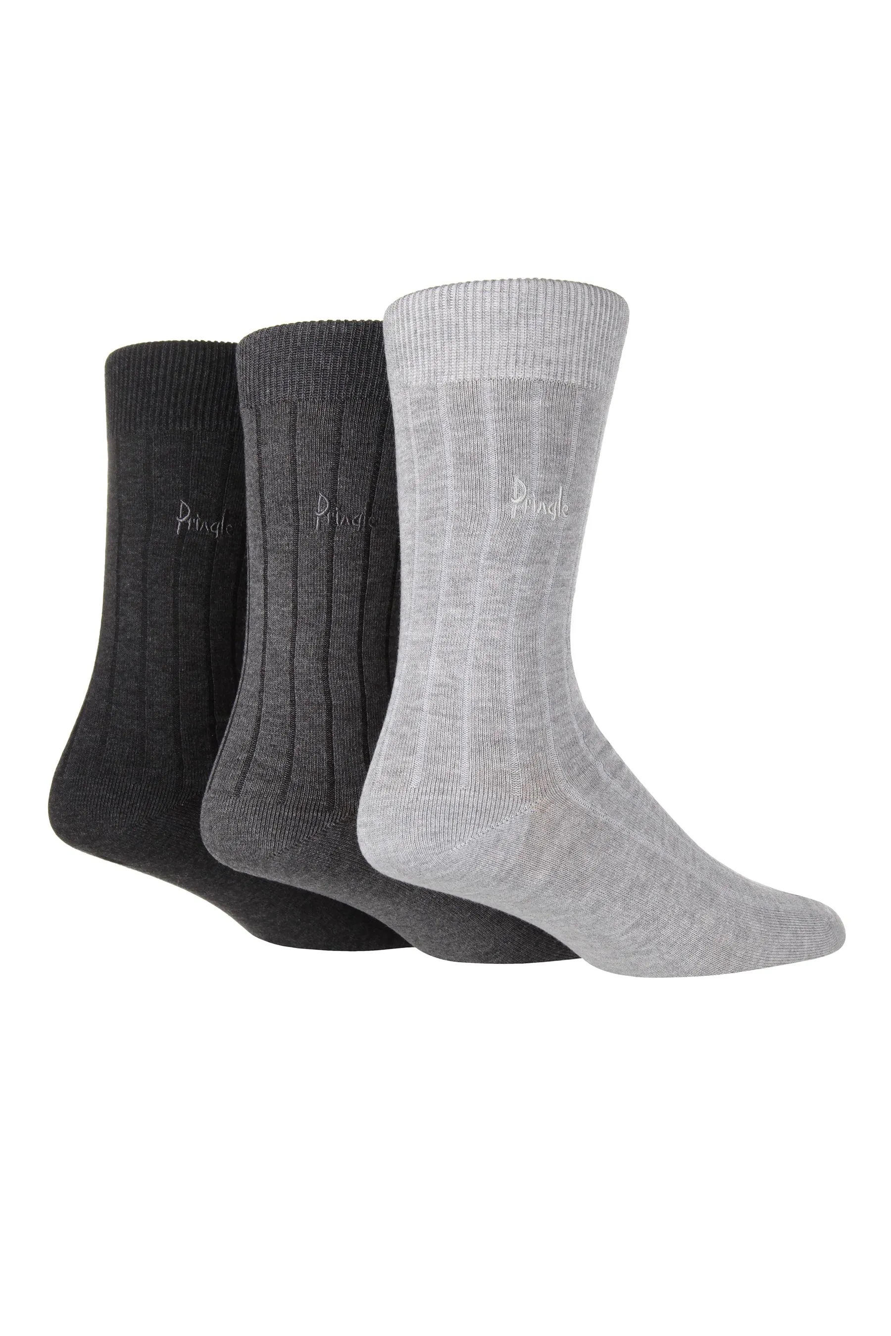 Pringle Classic Bamboo Rib Socks 3 Pack    