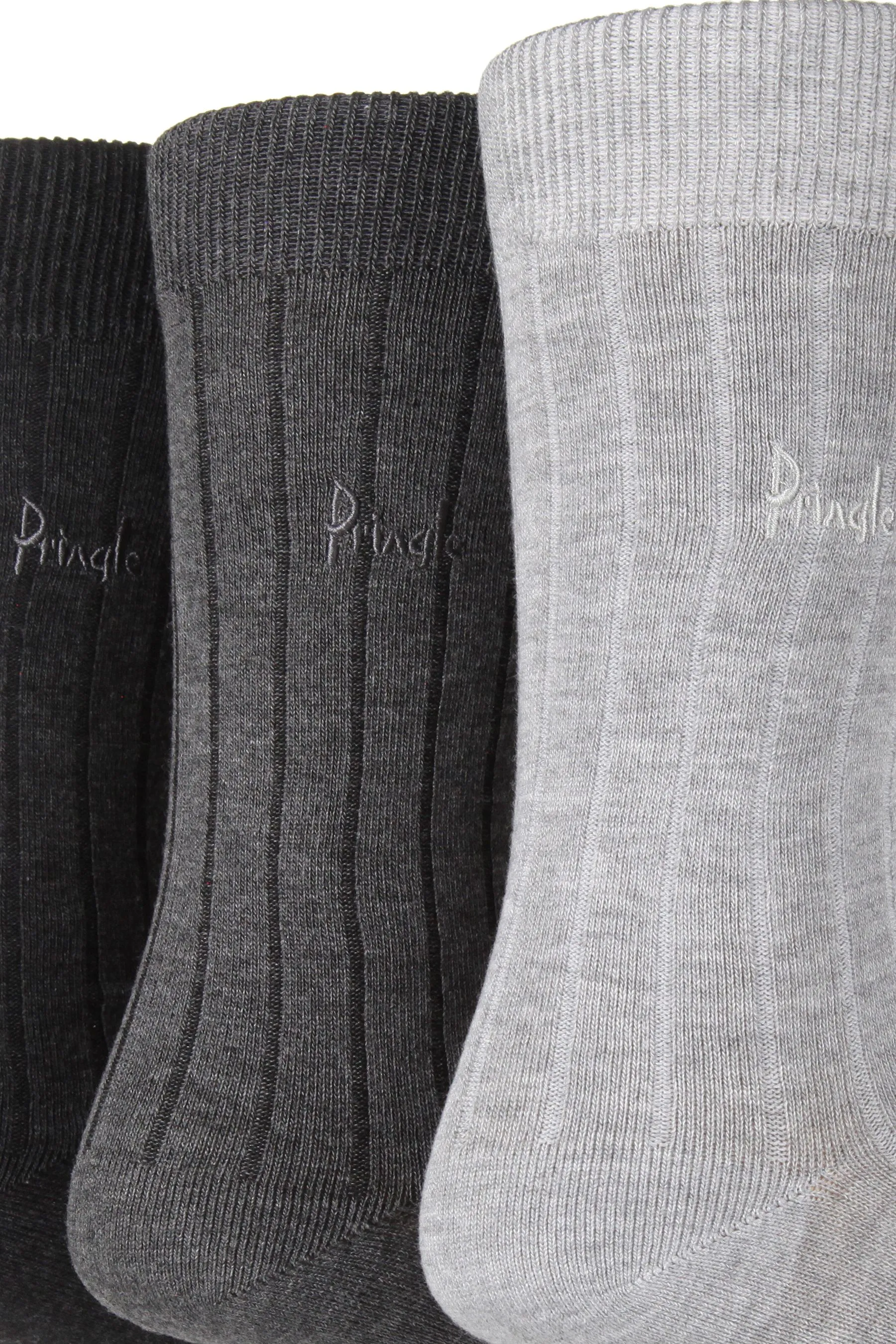 Pringle Classic Bamboo Rib Socks 3 Pack    