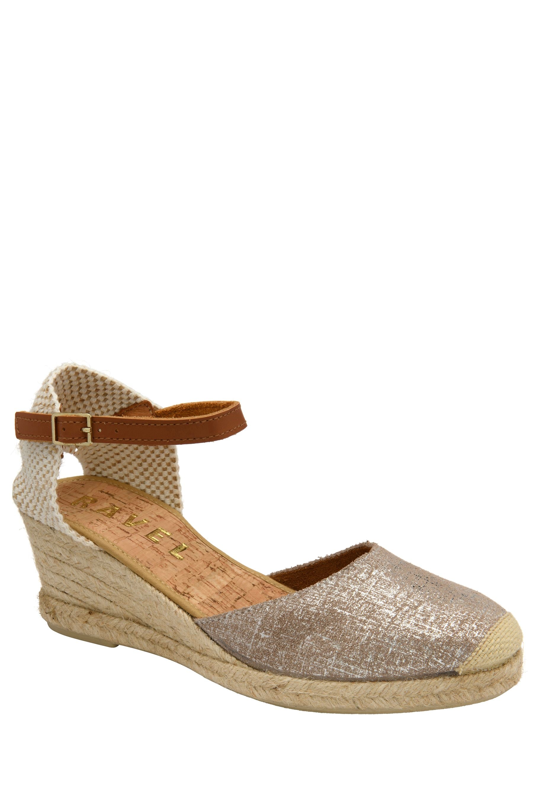 Ravel - Espadrillas con zeppa e cinturino alla caviglia
