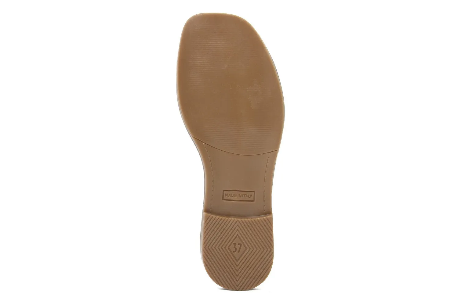 Sandalo flat in vera pelle Made in Italy Donna colore Bianco