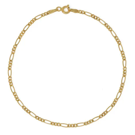 SARNIORO Bracciale catena figaro oro 9Kt SarniOro
