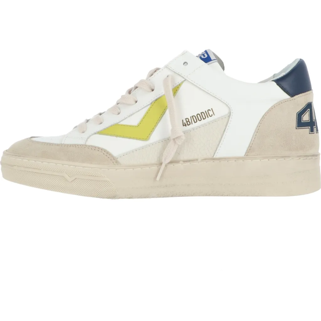 Scarpe 4B12 Uomo Kyle U572 BEIGE NAVY