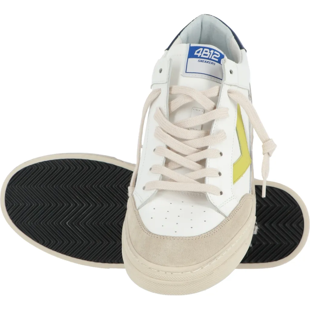 Scarpe 4B12 Uomo Kyle U572 BEIGE NAVY