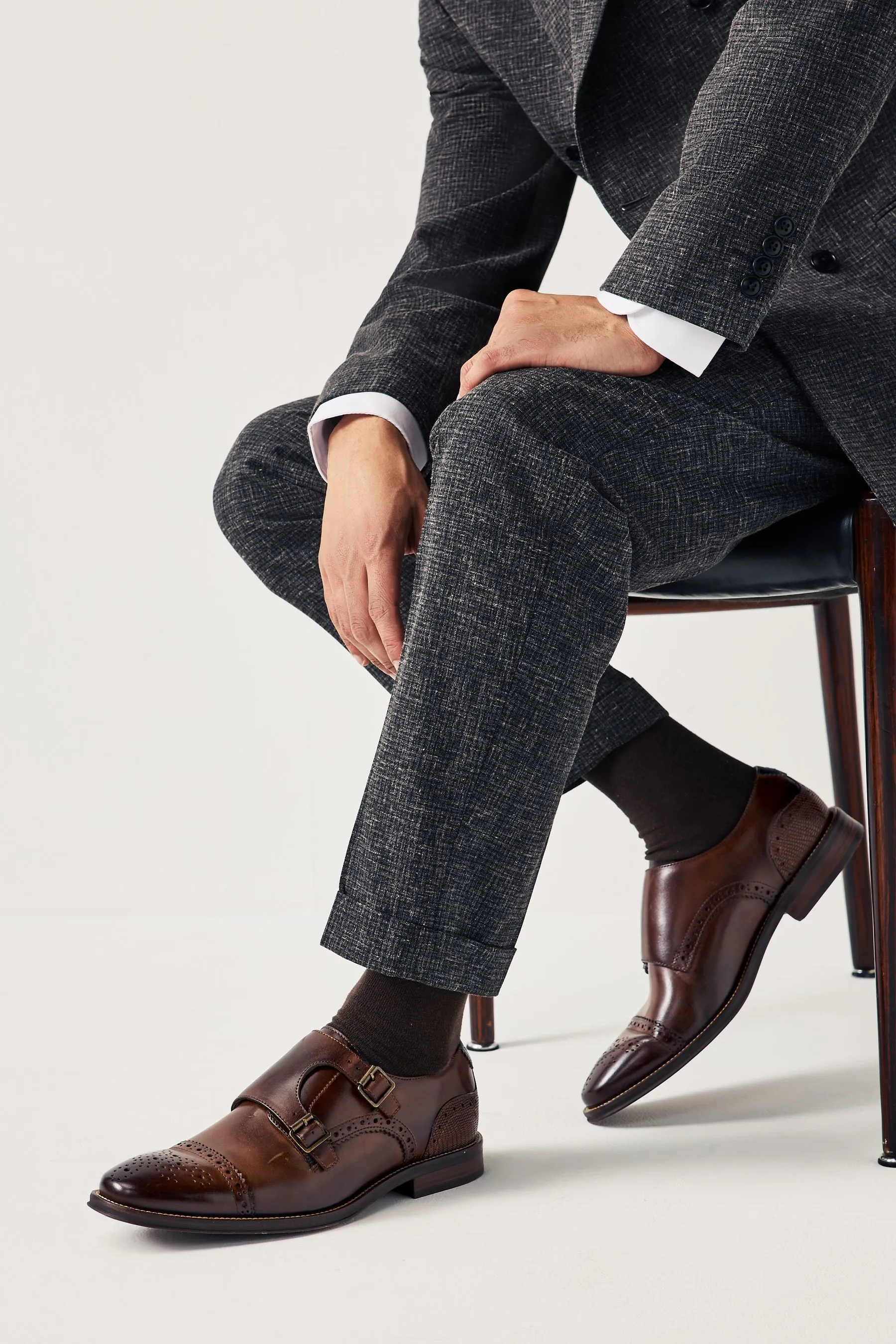 Scarpe doppia con fibbia    