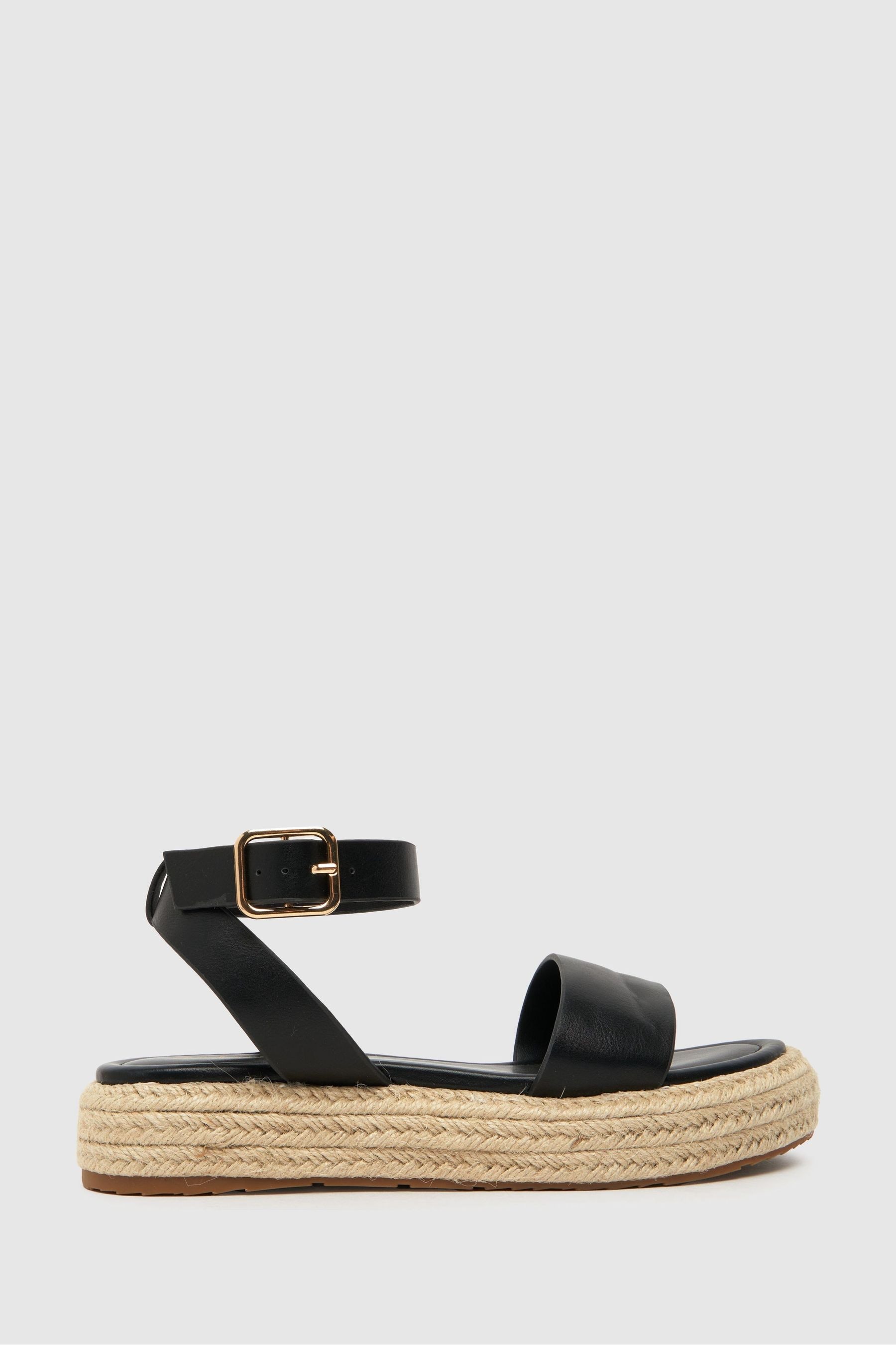 Schuh Nero - Violet - Sandali stile espadrillas basse