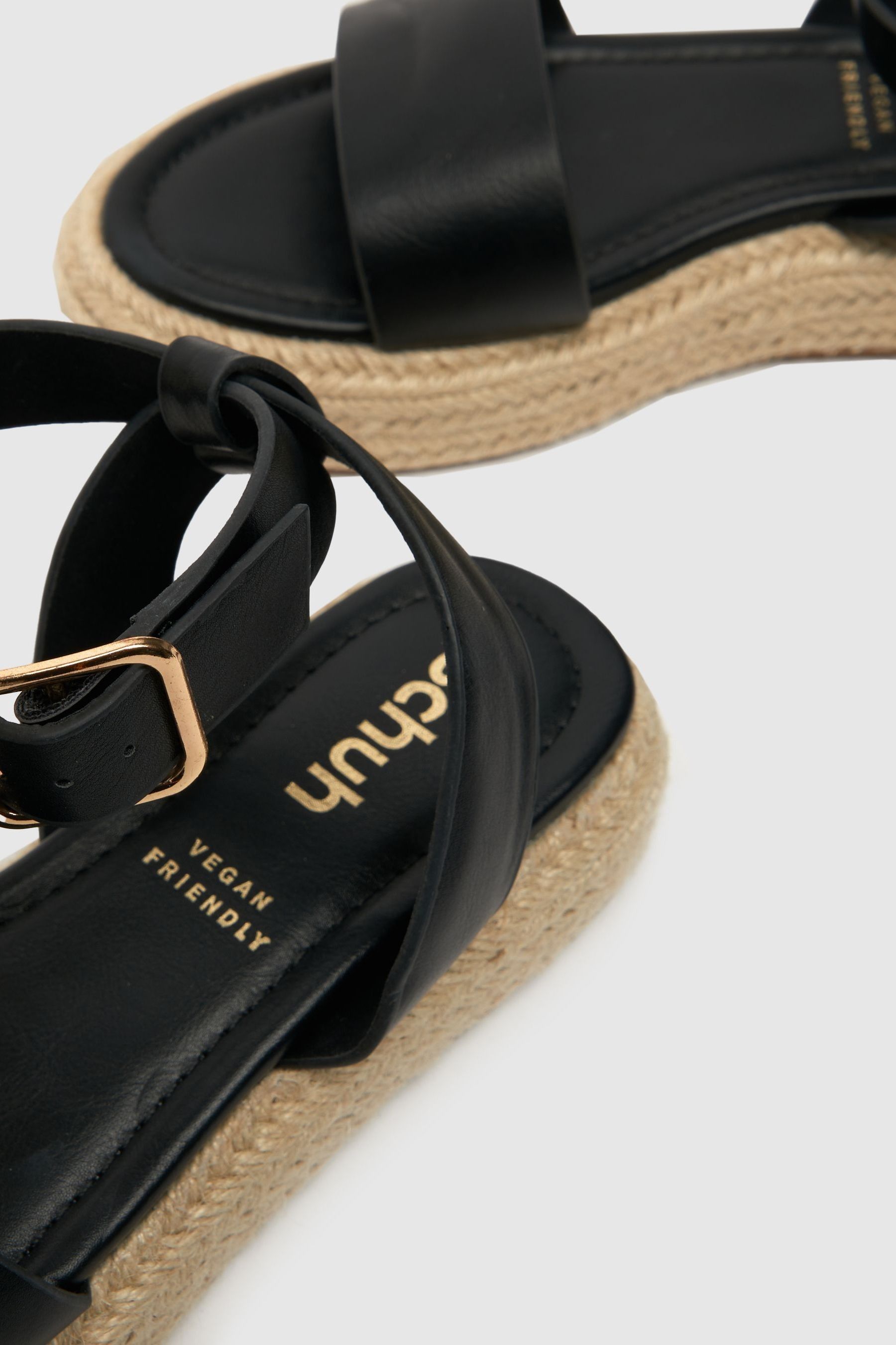 Schuh Nero - Violet - Sandali stile espadrillas basse