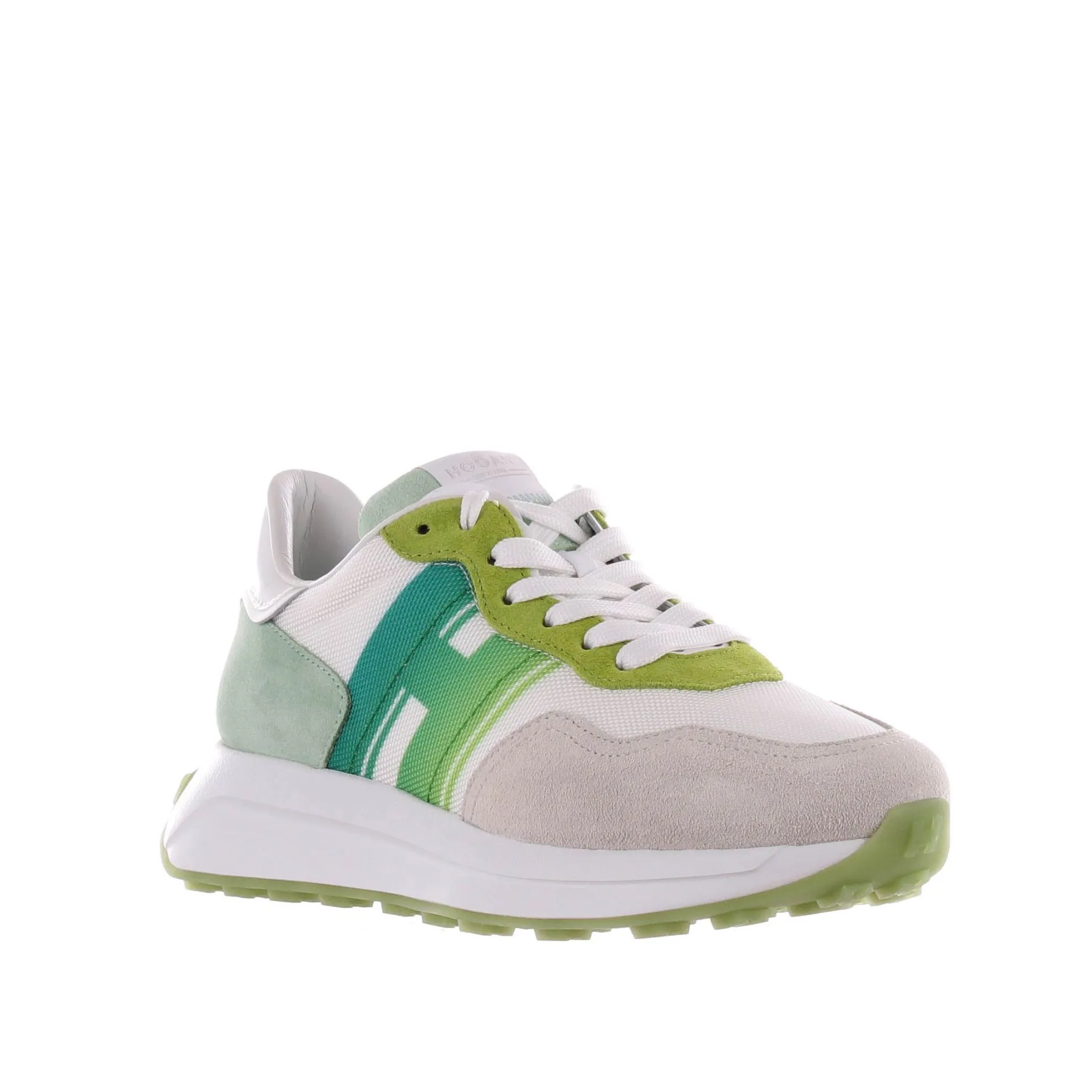 Sneaker h641 in suede e tessuto