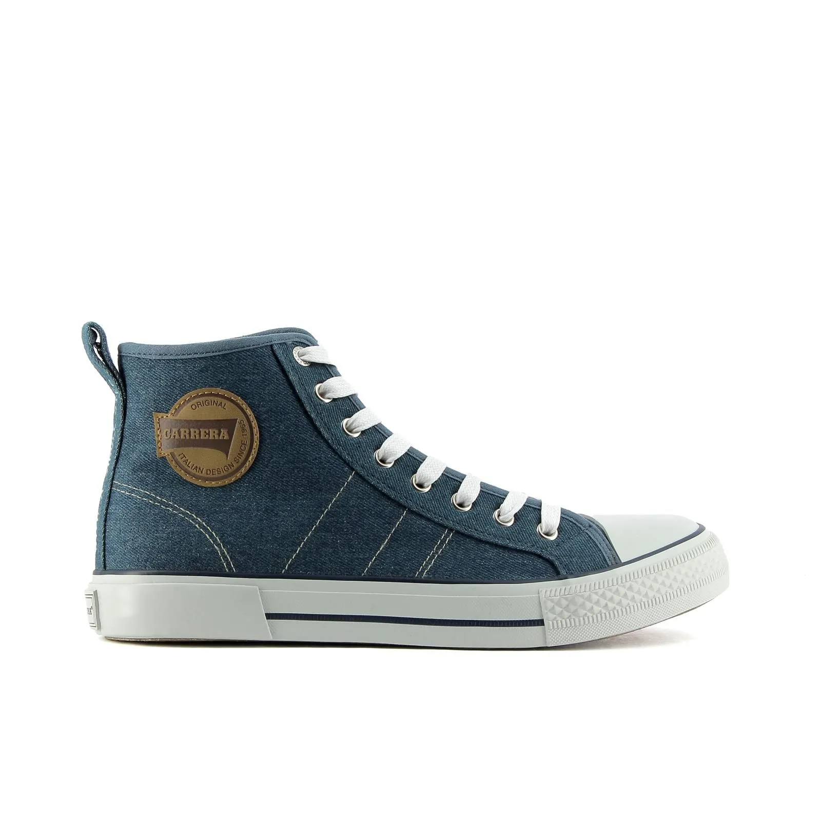 Sneakers blu in tessuto