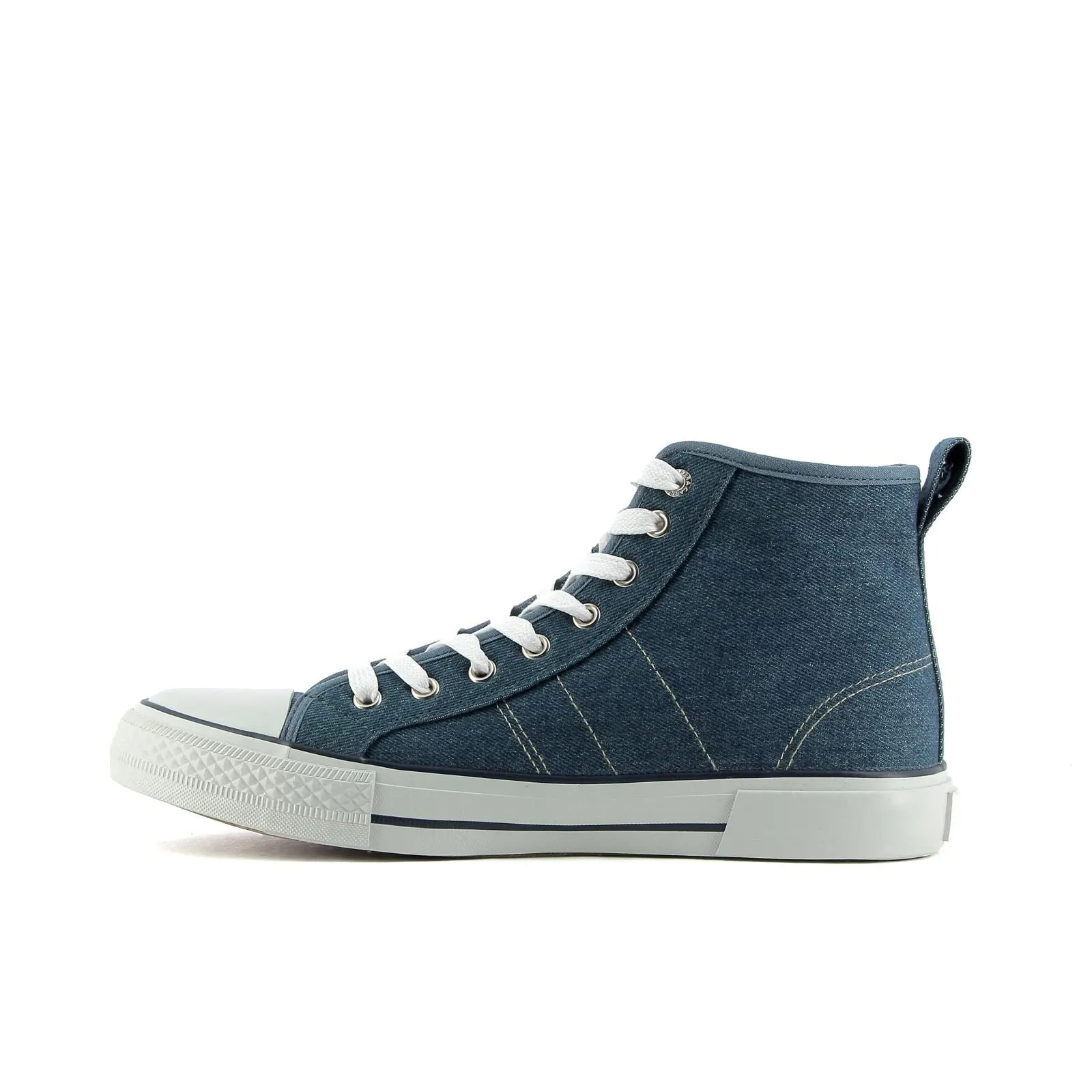 Sneakers blu in tessuto