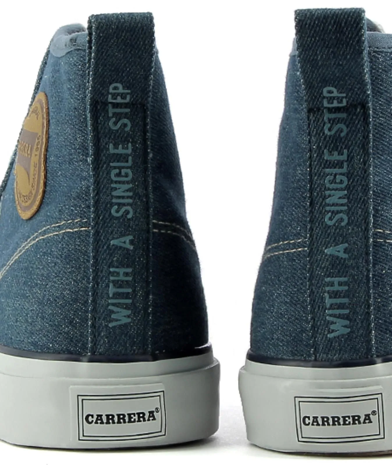 Sneakers blu in tessuto