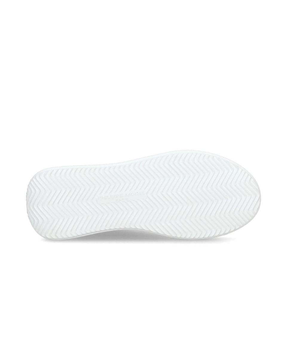 SNEAKERS Donna PHILIPPE MODEL PARIS BJLD VDD1 - TRE TEMPLE LOW BLANC/AZUL